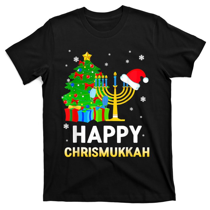 Happy Chrismukkah Jewish Christmas Hanukkah Holiday Chanukah T-Shirt