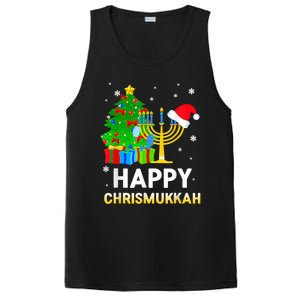 Happy Chrismukkah Jewish Christmas Hanukkah Holiday Chanukah PosiCharge Competitor Tank