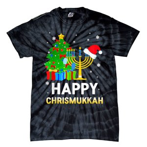 Happy Chrismukkah Jewish Christmas Hanukkah Holiday Chanukah Tie-Dye T-Shirt