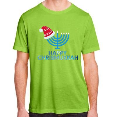 Happy Christmukkah Jewish Christmas Hanukkah Chanukah Adult ChromaSoft Performance T-Shirt