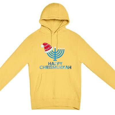 Happy Christmukkah Jewish Christmas Hanukkah Chanukah Premium Pullover Hoodie