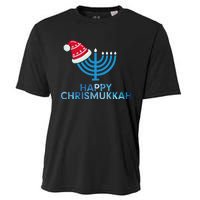 Happy Christmukkah Jewish Christmas Hanukkah Chanukah Cooling Performance Crew T-Shirt