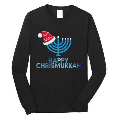 Happy Christmukkah Jewish Christmas Hanukkah Chanukah Long Sleeve Shirt