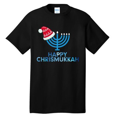 Happy Christmukkah Jewish Christmas Hanukkah Chanukah Tall T-Shirt