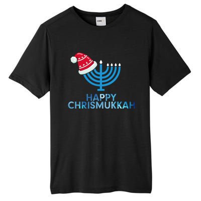 Happy Christmukkah Jewish Christmas Hanukkah Chanukah Tall Fusion ChromaSoft Performance T-Shirt