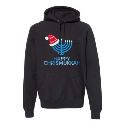 Happy Christmukkah Jewish Christmas Hanukkah Chanukah Premium Hoodie