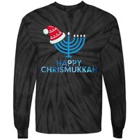 Happy Christmukkah Jewish Christmas Hanukkah Chanukah Tie-Dye Long Sleeve Shirt