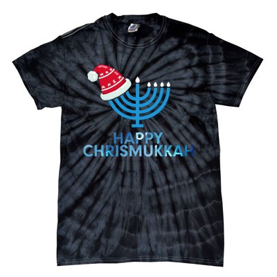 Happy Christmukkah Jewish Christmas Hanukkah Chanukah Tie-Dye T-Shirt