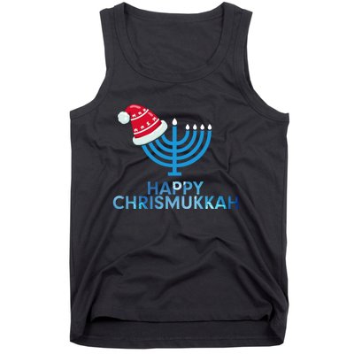 Happy Christmukkah Jewish Christmas Hanukkah Chanukah Tank Top