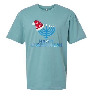 Happy Christmukkah Jewish Christmas Hanukkah Chanukah Sueded Cloud Jersey T-Shirt