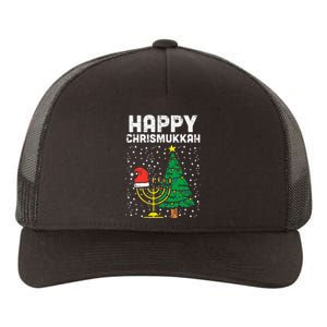 Happy Christmukkah Jewish Christmas Hanukkah Chanukah Gift  Yupoong Adult 5-Panel Trucker Hat