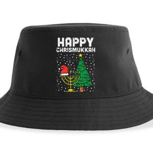 Happy Christmukkah Jewish Christmas Hanukkah Chanukah Gift  Sustainable Bucket Hat