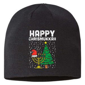 Happy Christmukkah Jewish Christmas Hanukkah Chanukah Gift  Sustainable Beanie