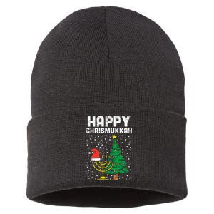 Happy Christmukkah Jewish Christmas Hanukkah Chanukah Gift  Sustainable Knit Beanie