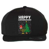 Happy Christmukkah Jewish Christmas Hanukkah Chanukah Gift  Wool Snapback Cap