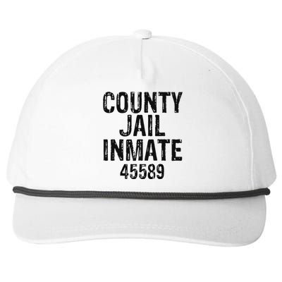 Halloween County Jail Inmate Costume Snapback Five-Panel Rope Hat