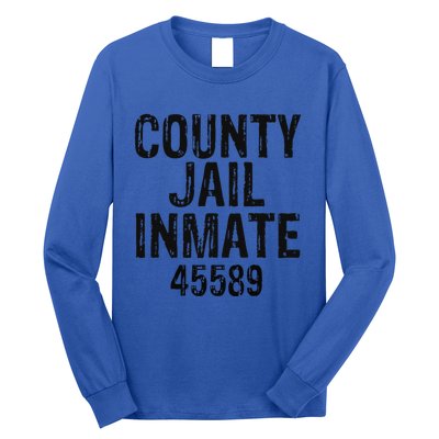 Halloween County Jail Inmate Costume Long Sleeve Shirt