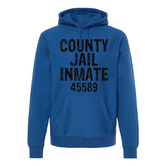 Halloween County Jail Inmate Costume Premium Hoodie