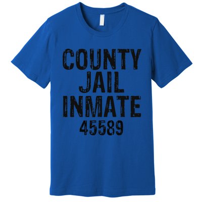 Halloween County Jail Inmate Costume Premium T-Shirt