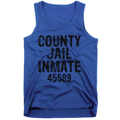 Halloween County Jail Inmate Costume Tank Top