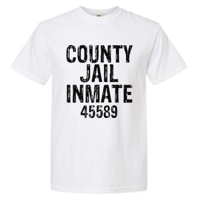 Halloween County Jail Inmate Costume Garment-Dyed Heavyweight T-Shirt