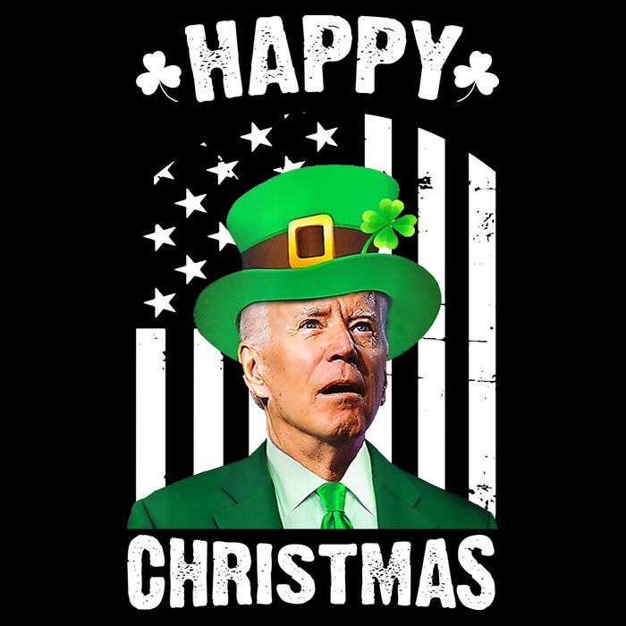 Happy Christmas Joe Biden Funny St Patrick's Day Backpack