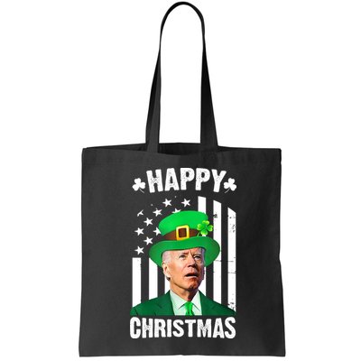 Happy Christmas Joe Biden Funny St Patrick's Day Bag