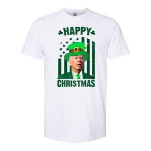 Happy Christmas Joe Biden Funny St Patrick's Day Softstyle CVC T-Shirt