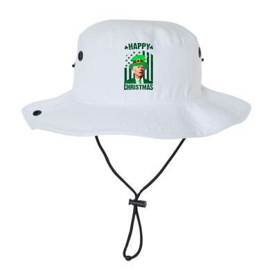 Happy Christmas Joe Biden Funny St Patrick's Day Bucket Hat