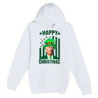 Happy Christmas Joe Biden Funny St Patrick's Day Premium Pullover Hoodie