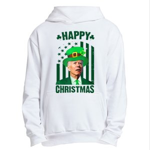 Happy Christmas Joe Biden Funny St Patrick's Day Urban Pullover Hoodie