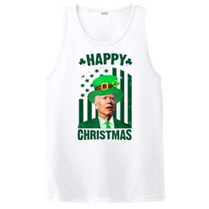 Happy Christmas Joe Biden Funny St Patrick's Day PosiCharge Competitor Tank