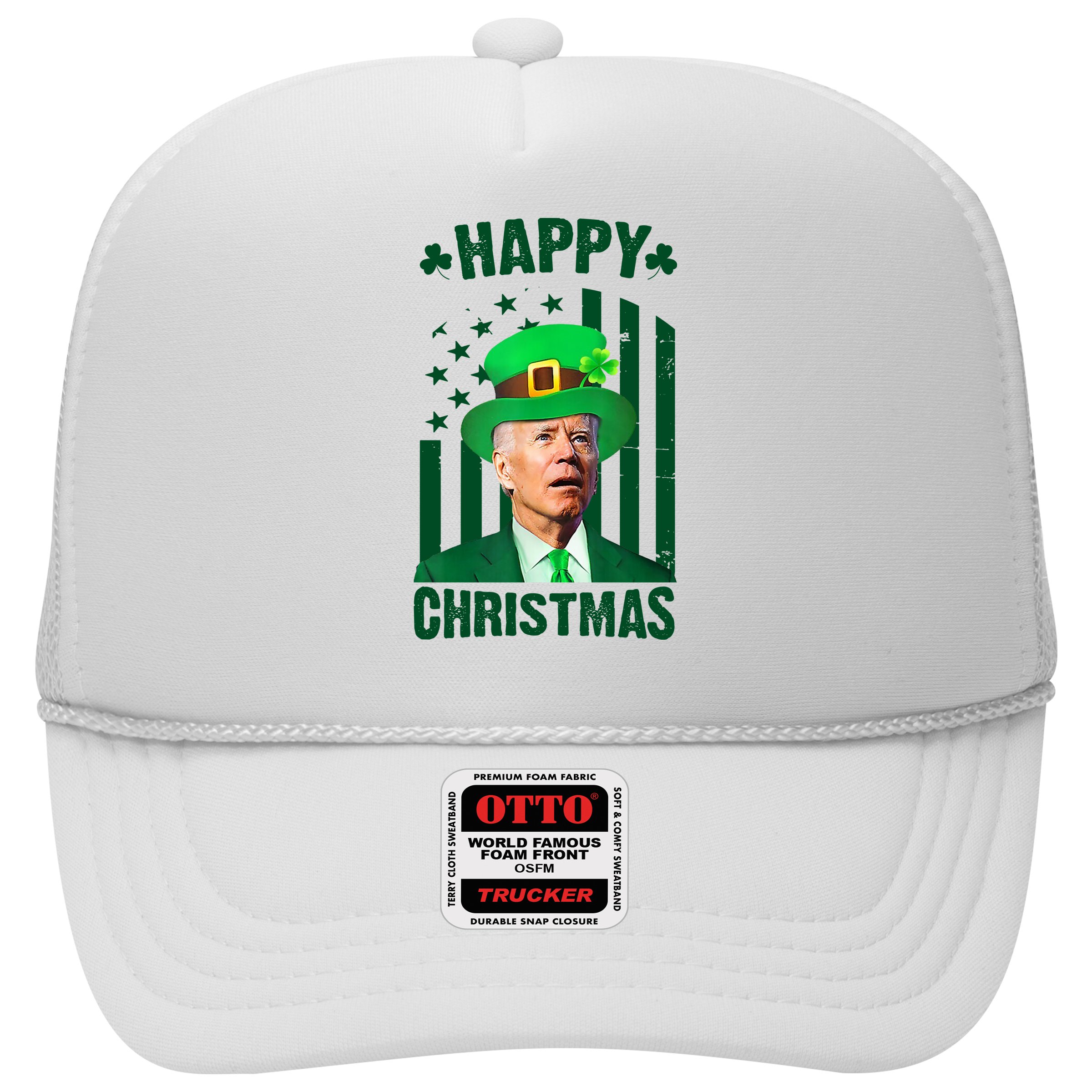 Happy Christmas Joe Biden Funny St Patrick's Day Hat