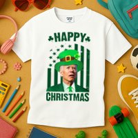 Happy Christmas Joe Biden Funny St Patrick's Day Kids T-Shirt