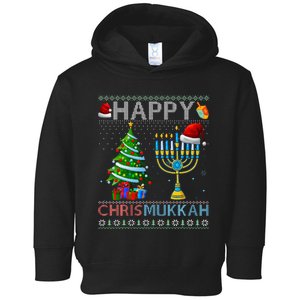 Happy Chrismukkah Jewish Christmas Hanukkah Chanukah  Toddler Hoodie