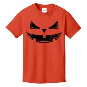 Halloween Costume Jack O Lantern Pumpkin Face Kids T-Shirt