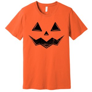 Halloween Costume Jack O Lantern Pumpkin Face Funny Halloween Gift Premium T-Shirt