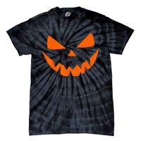 Halloween Costume Jack O Lantern Pumpkin Face Women Men Tie-Dye T-Shirt