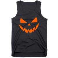 Halloween Costume Jack O Lantern Pumpkin Face Women Men Tank Top