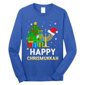 Happy Chrismukkah Jewish Christmas Hanukkah Holiday Chanukah Long Sleeve Shirt