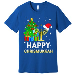 Happy Chrismukkah Jewish Christmas Hanukkah Holiday Chanukah Premium T-Shirt