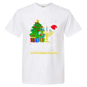 Happy Chrismukkah Jewish Christmas Hanukkah Holiday Chanukah Garment-Dyed Heavyweight T-Shirt