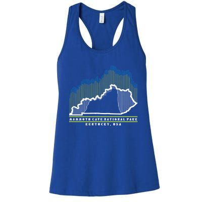 Hiking Camping Kayaking Fishing Nature Lover Family Souvenir Meaningful Gift Women's Racerback Tank