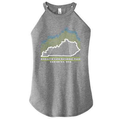 Hiking Camping Kayaking Fishing Nature Lover Family Souvenir Meaningful Gift Women's Perfect Tri Rocker Tank