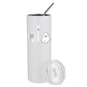 Halloween Comma La Kamala Harris 2024 Boo Ghost Stainless Steel Tumbler