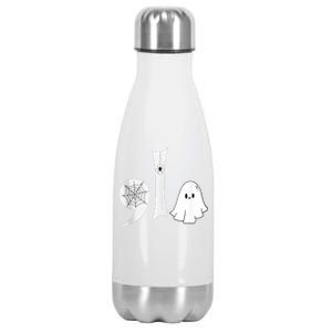 Halloween Comma La Kamala Harris 2024 Boo Ghost Stainless Steel Insulated Water Bottle