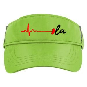 Heartbeat Comma La Kamala Harris For President 2024 Election Adult Drive Performance Visor