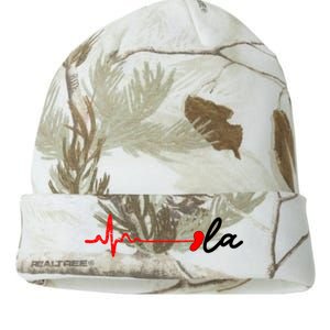 Heartbeat Comma La Kamala Harris For President 2024 Election Kati Licensed 12" Camo Beanie