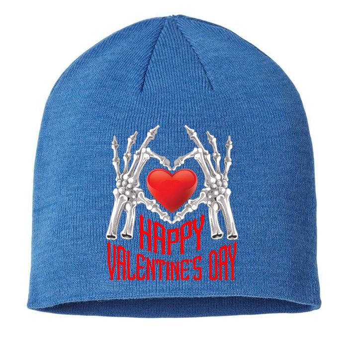 Heart Couples Love Husband Wife Happy Valentine's Day Cool Gift Sustainable Beanie