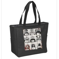 Halloween Creepy Legends Killer Mugshots Horror Fan Zip Tote Bag